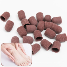 High Quality Wholesale Foot Dremel Bands Block Without Grip Nail Sanding Caps For Pedicure